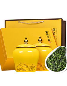 郎品新茶安溪铁观音浓香型茶叶陶瓷罐礼盒装500g